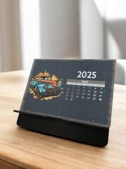 Retro Araba Tasarımlı Masa Takvimi 2025